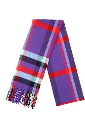 Achillea CasModazoneere Feel Tartan Plaid Scarf - Classic Winter Scarf for Men & Women, Scottish Heritage Holiday Gift - 3