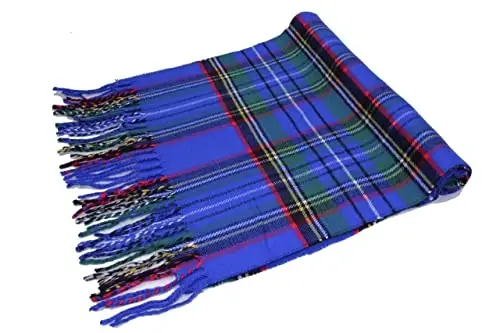 Achillea CasModazoneere Feel Tartan Plaid Scarf - Classic Winter Scarf for Men & Women, Scottish Heritage Holiday Gift - 3