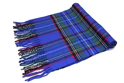 Achillea CasModazoneere Feel Tartan Plaid Scarf - Classic Winter Scarf for Men & Women, Scottish Heritage Holiday Gift - 3