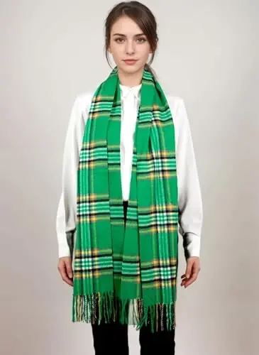 Achillea CasModazoneere Feel Tartan Plaid Scarf - Classic Winter Scarf for Men & Women, Scottish Heritage Holiday Gift - 7