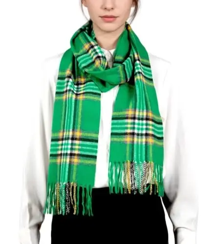 Achillea CasModazoneere Feel Tartan Plaid Scarf - Classic Winter Scarf for Men & Women, Scottish Heritage Holiday Gift - 6
