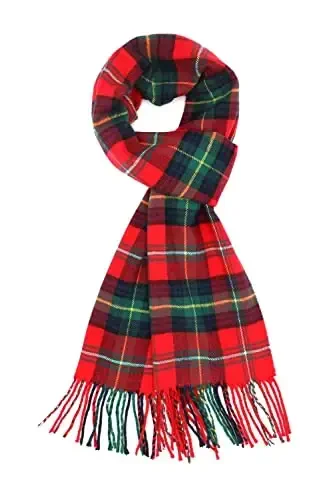 Achillea CasModazoneere Feel Tartan Plaid Scarf - Classic Winter Scarf for Men & Women, Scottish Heritage Holiday Gift 