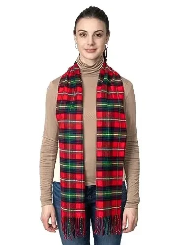 Achillea CasModazoneere Feel Tartan Plaid Scarf - Classic Winter Scarf for Men & Women, Scottish Heritage Holiday Gift - 2