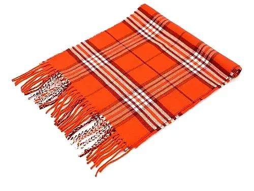 Achillea Scottish Tartan Plaid Scarf - Warm CasModazoneere Feel Winter Scarf, Scarves for Holiday, Christmas & Daily Wear - 4