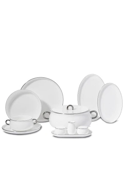 Aşiyan Collection 58 Piece Round Dinner Set-Standard - 3