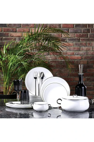 Aşiyan Collection 58 Piece Round Dinner Set-Standard - 4