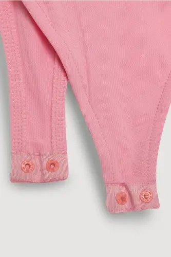 Askılı Bodysuit Pembe-Pembe - 2