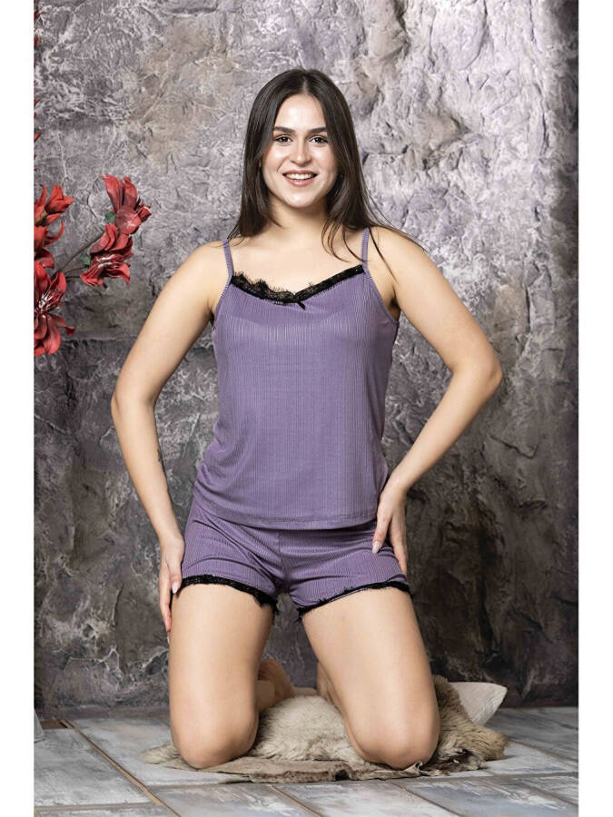 Askılı Kadın Pijama Takımı - 3