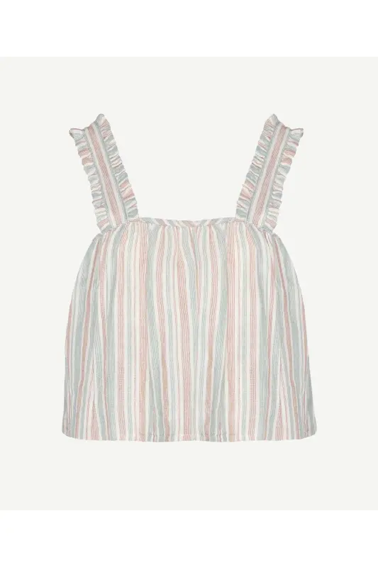 Askili to'kilgan bluz - G'isht - 3