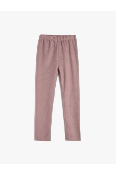 Asos ribkali leggins, elastik belbog'li. - 1