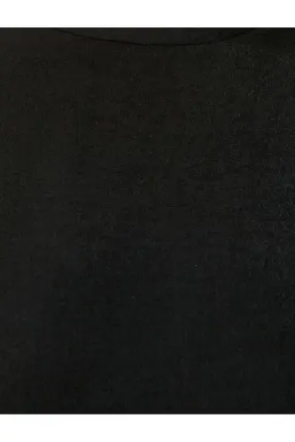 Asosiy Bluz Aerobin Satin Mato Qisqa Yengli Velosiped - 6