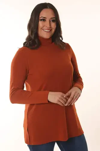 Asosiy Yarim Baliqchi Kiremit Bluz - 3