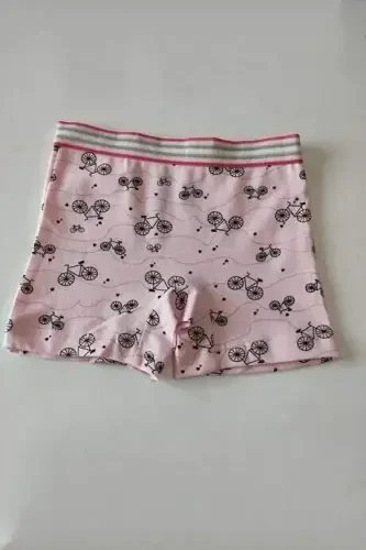 Assorted Colors Girls Patterned Boxers 3-Pack Cotton Elastane - 3