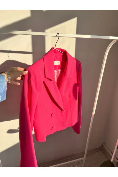 Astarli Kruvaze Qisqa Blazer Ko'ylagi - VAKAR