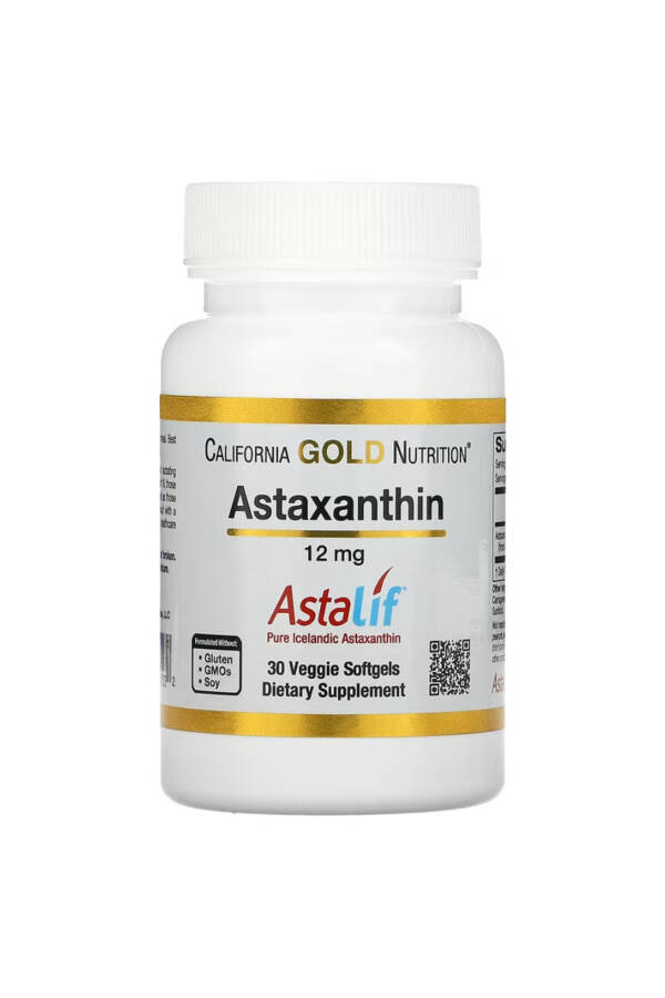 Astaxanthin, Astalif Pure Icelandic, 12 mg, 30 Veggie Softgels - 2