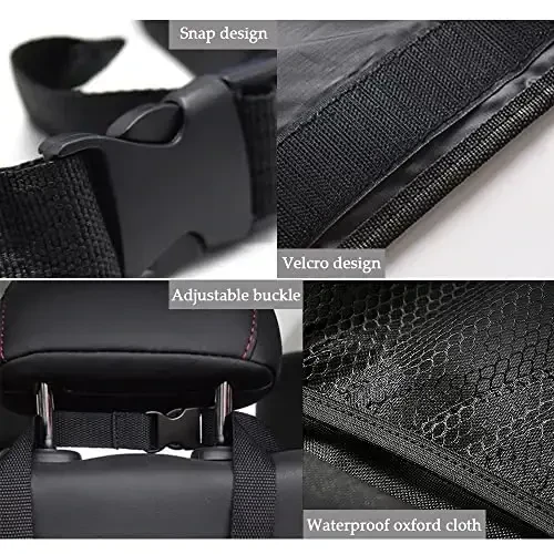 ASUBHA Car Trunk Organizer and Storage, Large Capacity Backseat Trunk Organizer Car Accessories, Collapsible Car Storage Bag with 8 Pocekt, Backseat Car Organizer for SUV/MPV/Truck - 7