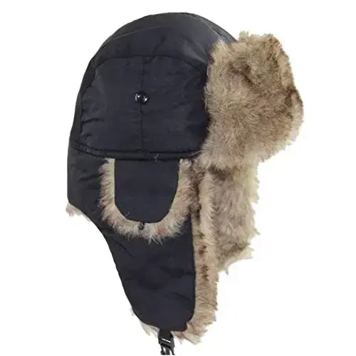 ASWER Trapper Warm Russian Trooper Hat Winter Skiing Cap Women Men Windproof 