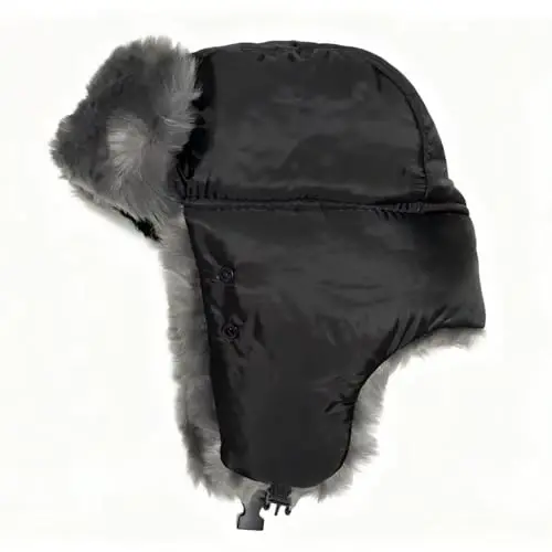 ASWER Trapper Warm Russian Trooper Hat Winter Skiing Cap Women Men Windproof 