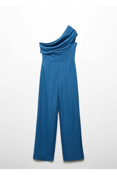 Asymmetric long jumpsuit - 3
