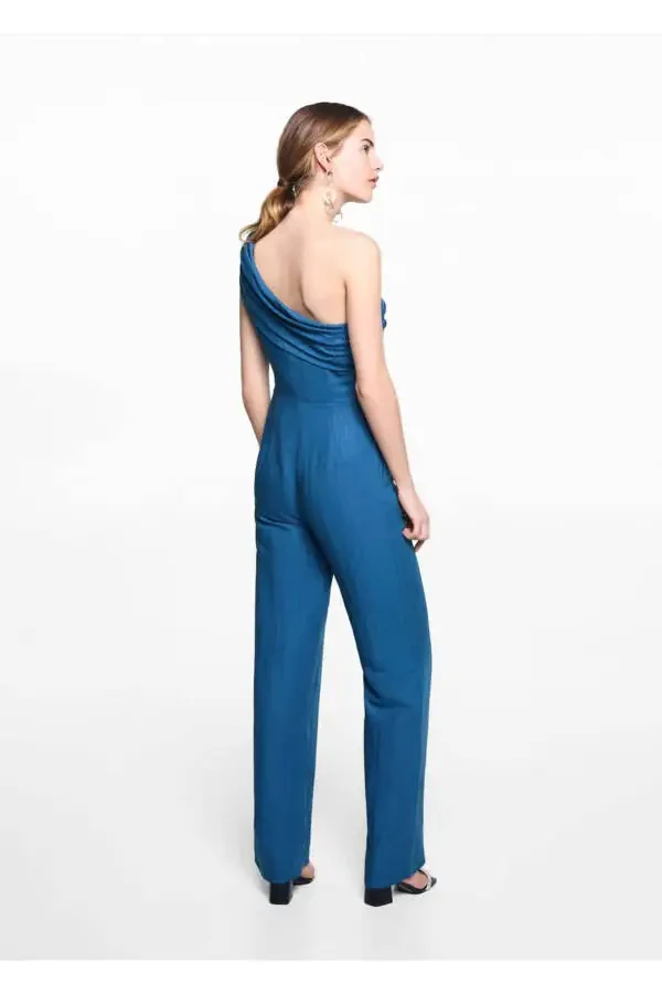 Asymmetric long jumpsuit - 4