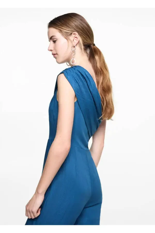 Asymmetric long jumpsuit - 6