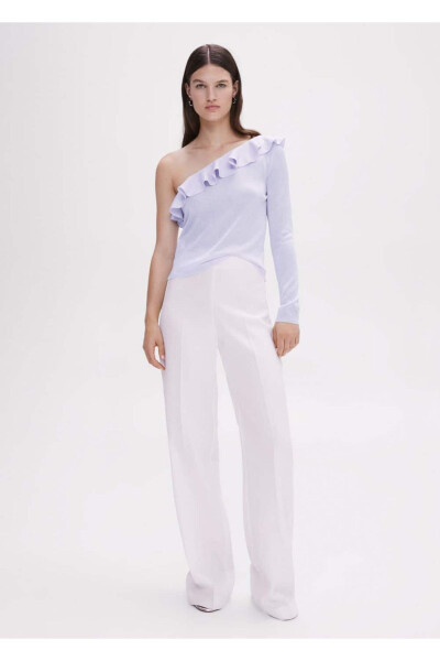 Asymmetric Ruffle Sweater - MANGO WOMAN (1)