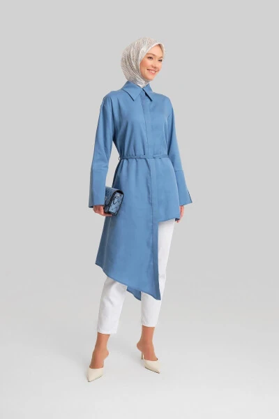 Asymmetric Tunic 24y4015 Indigo - 5