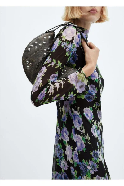 Asymmetrical Floral Dress - 7