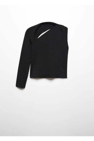 Asymmetrical Ruffle Blouse - 3