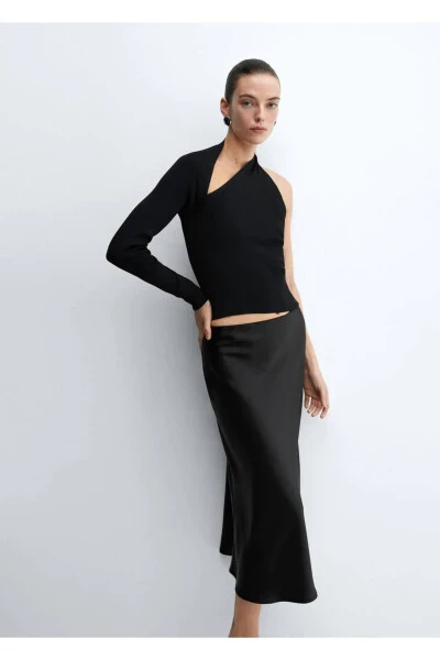 Asymmetrical Ruffle Blouse - 6