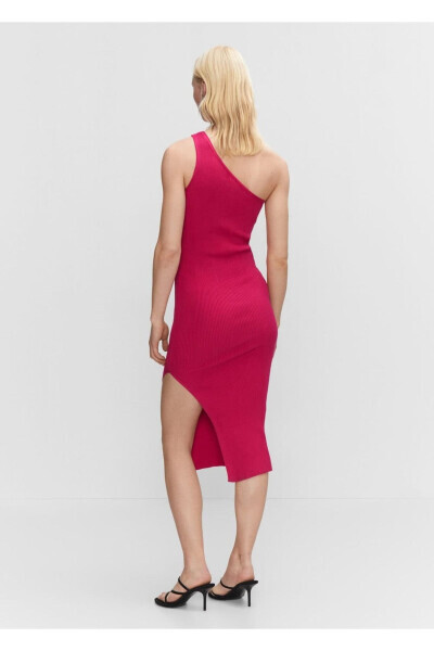 Asymmetrical Slit Dress - 4