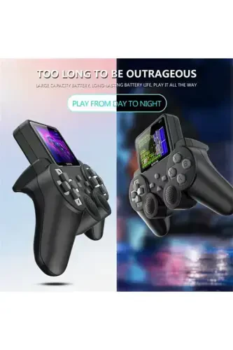 Atari Oyun Konsolu 500 Adet Nostalji Retro Oyun Taşınabilir Tek Konsol Gameboy Contra/Mario/Tank - Modazone (1)