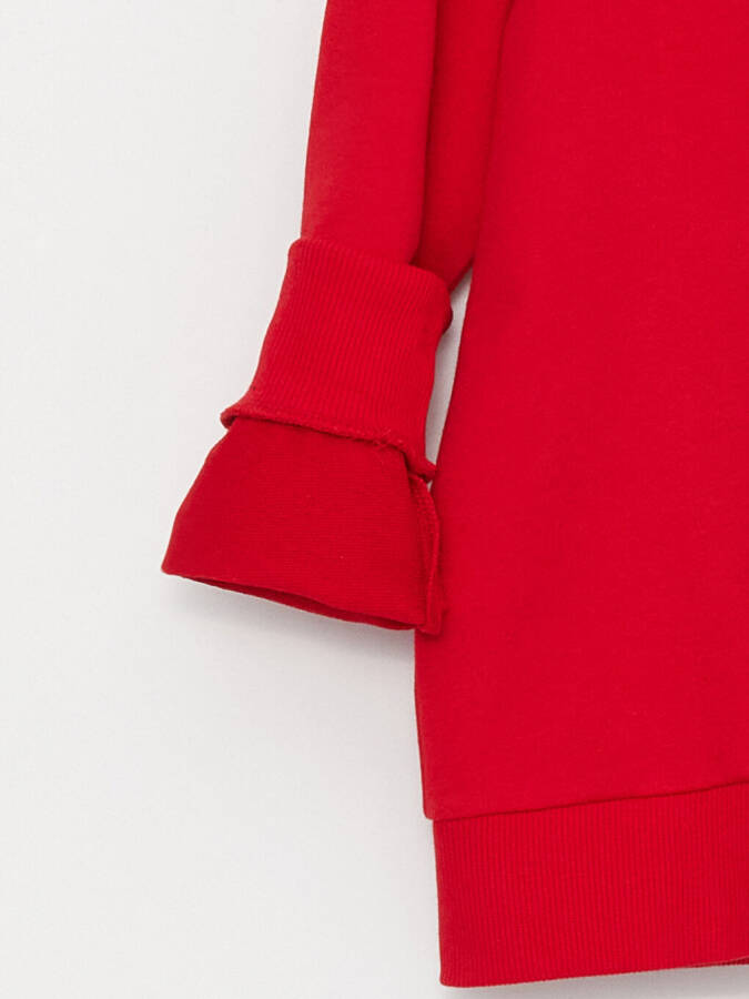 Atatürk İmzo Bosma Bolalar Sviteri - Qizil - 2