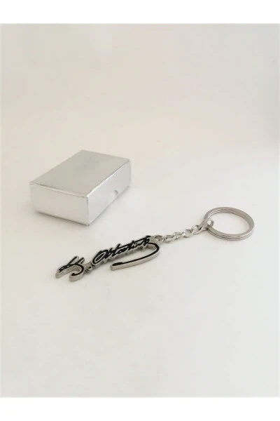 Atatürk Signature Keychain - YÖRÜK TASARIM (1)