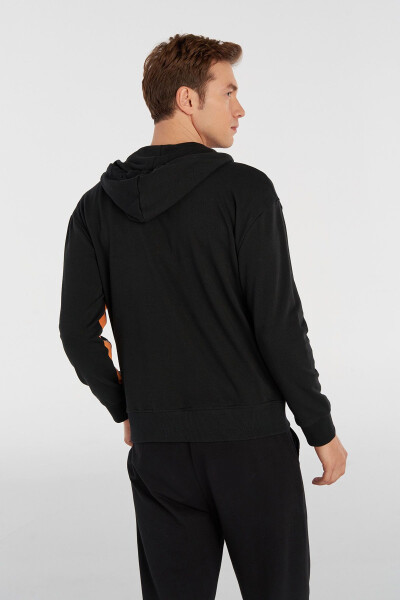 Ates fermuarlı hoodie - 3