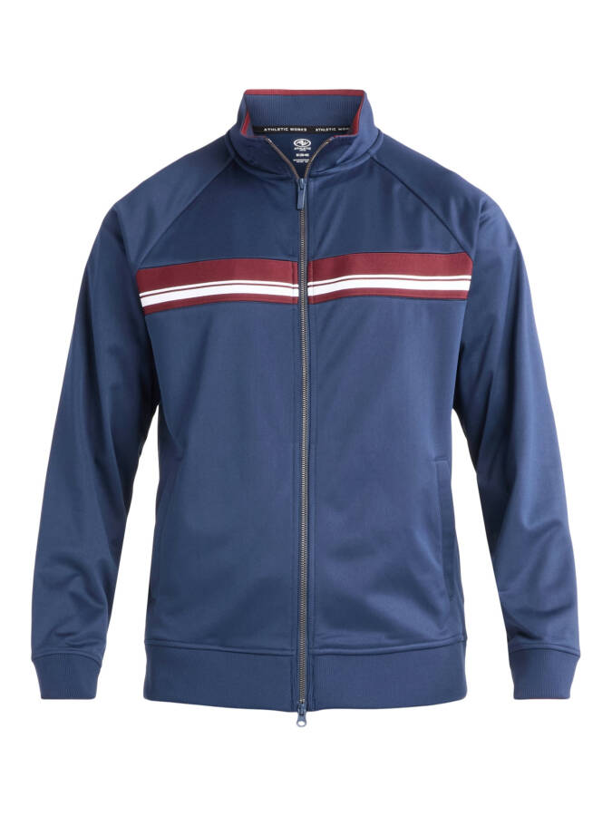 Athletic Works Men's and Big Men's Tricot Track Jacket, Sizes S-3XL - 2