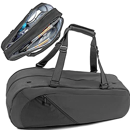 Athletico Tennis Bag and Racketball Bag - Tennis Bags for Women and Men to Hold Tennis Racket, Racquetball Racket, Pickleball Paddles and Other Equipment or Gear - 1