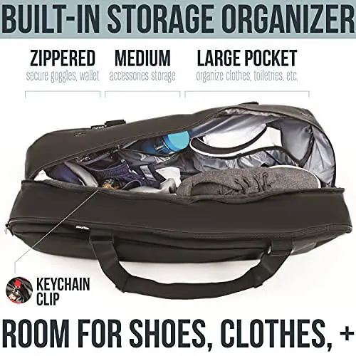 Athletico Tennis Bag and Racketball Bag - Tennis Bags for Women and Men to Hold Tennis Racket, Racquetball Racket, Pickleball Paddles and Other Equipment or Gear - 2