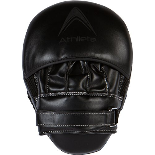 Athllete Durable Punching Mitts with Foam Padding - Comfortable and Easy to Clean Boxing Pads Mitts - Curved Design for Size and Fit - Ideal Boxing Mitts - 6