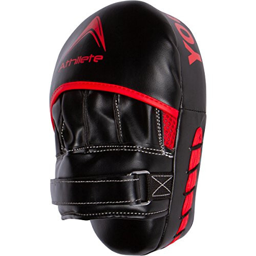 Athllete Durable Punching Mitts with Foam Padding - Comfortable and Easy to Clean Boxing Pads Mitts - Curved Design for Size and Fit - Ideal Boxing Mitts - 3