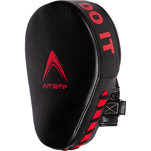 Athllete Durable Punching Mitts with Foam Padding - Comfortable and Easy to Clean Boxing Pads Mitts - Curved Design for Size and Fit - Ideal Boxing Mitts - 4