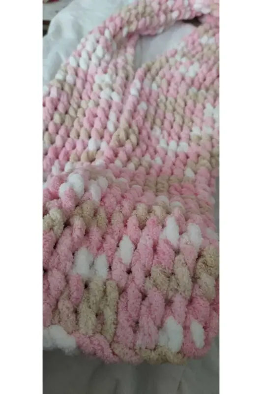 Atkı Puffy %100 El Örgüsü 200 * 22 Cm. COLOR 6046-COLOR 6046 - 2