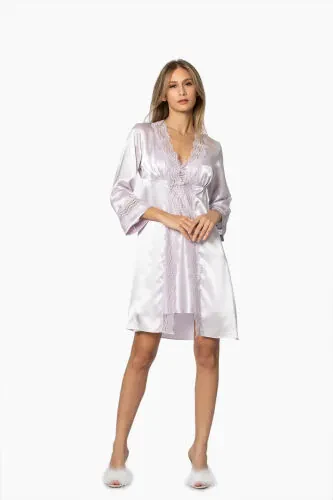 Atlas tunika chopon pijama to'plam shorti to'plam 6 dona kelin chaqiruv to'plami - 6010 - 3