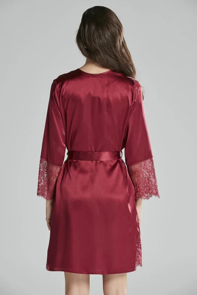 Atlas tunika chopon pijamalari to'plami shortilar to'plami 6 dona kelin chayiz to'plami - 6015 - 4