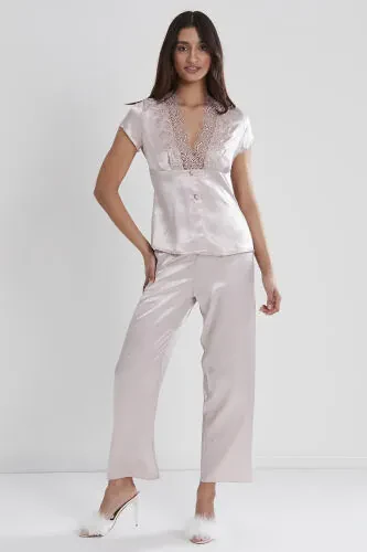 Atlas tunika xalat pijama to'plam shortik to'plam 6-ta to'plam kelin cho'yiz to'plami - 6325 - 6