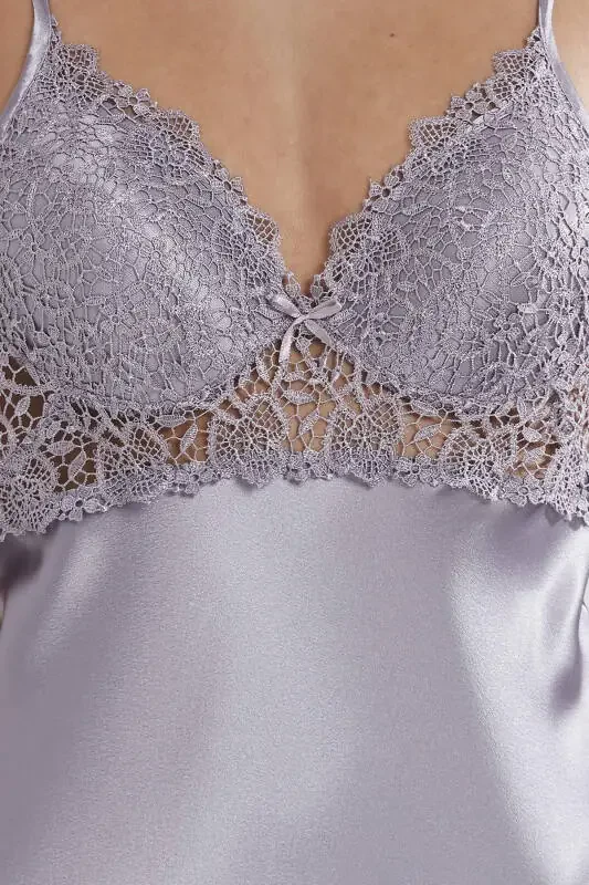 Atlas tunikasi xalat pijama to'plami shortilar to'plami 6 dona kelin c'ehiz to'plami - 6955 - 6