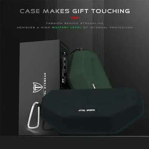 ATTCL Velosiped quyoshdan saqlaydigan ko'zoynaklari tashqi velosiped ko'zoynaklari ayollar va erkaklar uchun UV400 quyoshdan saqlaydigan ko'zoynaklar - 5