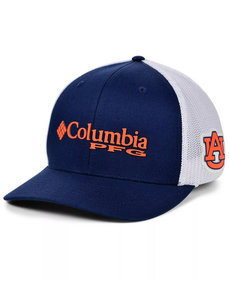 Auburn Tigers PFG Stretch Cap Navy/White - 1