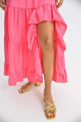 Audrey Slit Detail Skirt 4037 - BÜYÜKBEDENIZ (1)