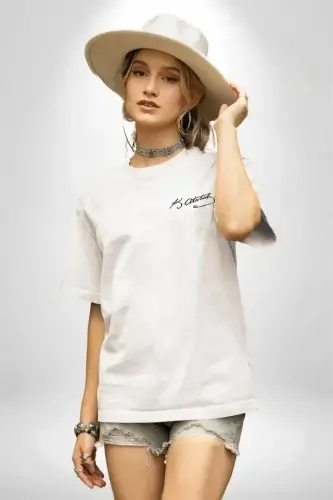 August 30 Unisex Printed T-shirt - White - 1